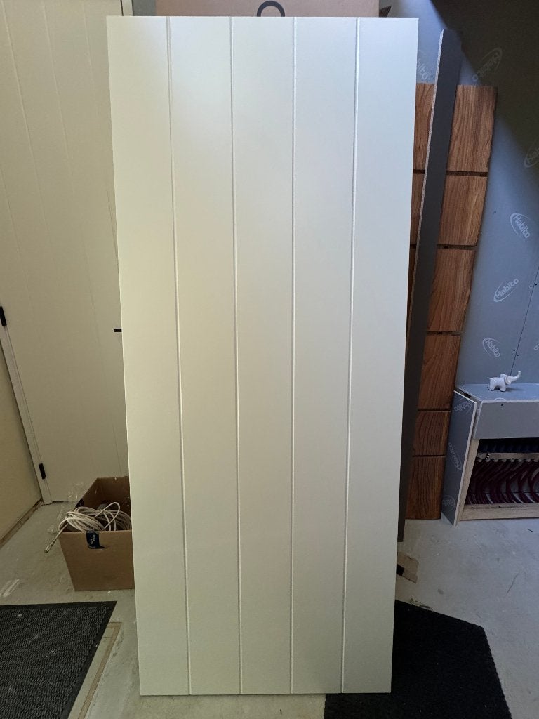 Liniedor Lodret binnendeur, stomp, Rechtsdraaiend, 201,5x83, Ophalen, 80 tot 100 cm, Binnendeur, Nieuw