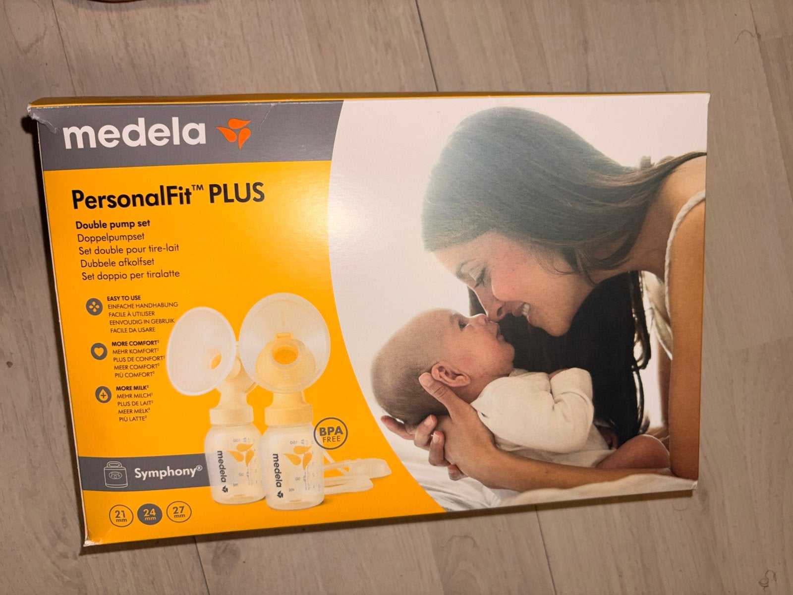 Medela kolf set 24mm, Ophalen of Verzenden, Borstkolf
