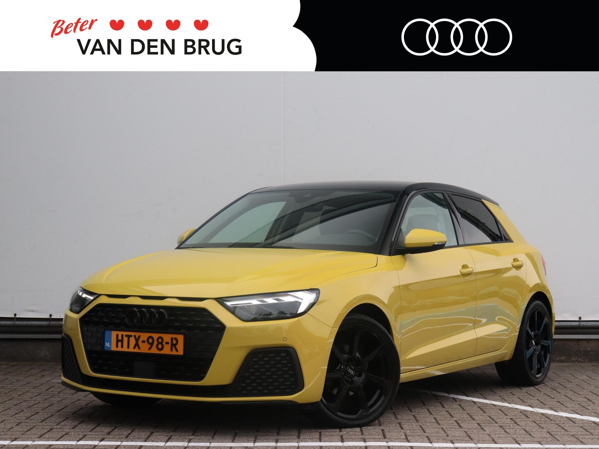 Audi A1 Sportback 35 TFSI Pro Line S | Automaat | Digital Co, Auto's, 4 cilinders, 150 pk, Leder en Stof, Geel