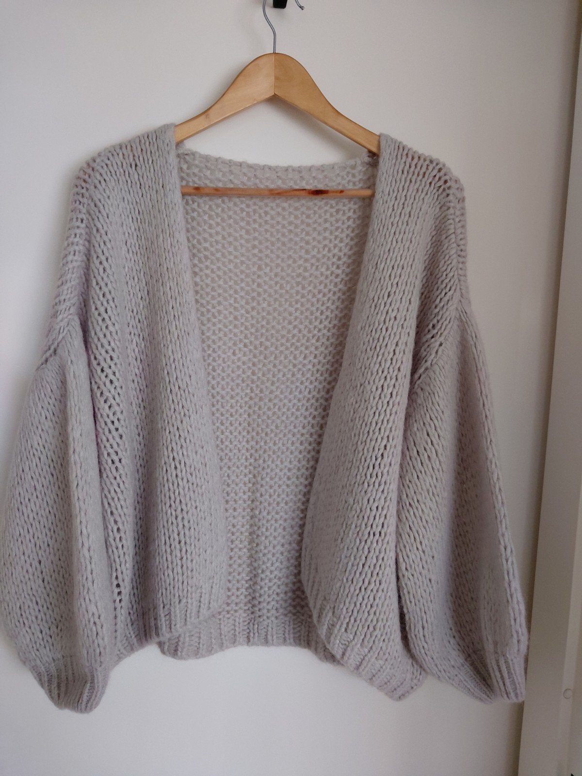 mohair wollen vesten, Kleding | Dames, Ophalen of Verzenden, Zo goed als nieuw, Maat 42/44 (L), Grijs