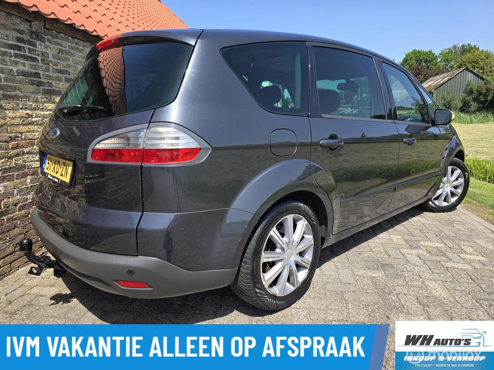 Ford S-Max 2.0 Titanium Flexifuel, Auto's, Ford, Voorwielaandrijving, 145 pk, Gebruikt, 4 cilinders