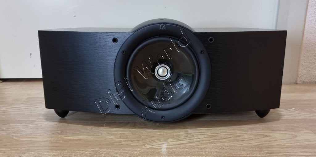 KEF Q9C centerspeaker in de elegante kleur black ash, 120 tot 150 watt, Ophalen of Verzenden, Zo goed als nieuw, Center speaker