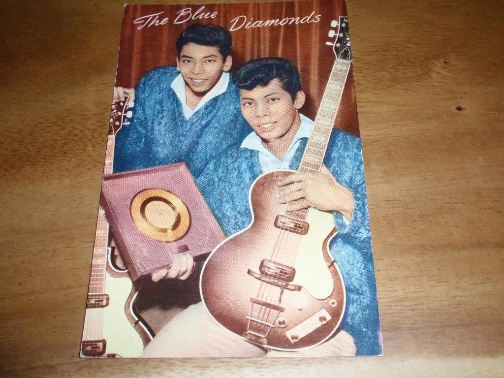 The Blue Diamonds Band Artiest Zanger, Verzamelen, Verzenden, 1960 tot 1980, Ongelopen, Sterren en Beroemdheden