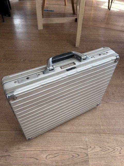 Originele Vintage Rimowa Attaché Koffer – Inclusief Sleutel, Overige materialen, Gebruikt, 45 tot 55 cm, Slot