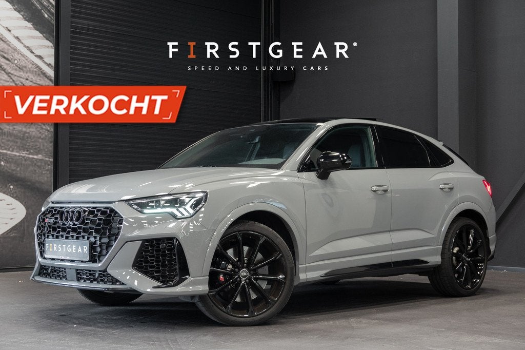 Audi Q3 Sportback TFSI RS *Nardogrijs / Panorama / Sonos / R, Auto's, Audi, Bedrijf, Q3, 4x4, ABS, Achteruitrijcamera, Adaptieve lichten