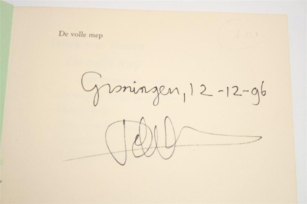 Driek van Wissen — De Volle Mep [Gedichten, Gesigneerd], Ophalen of Verzenden, Gelezen
