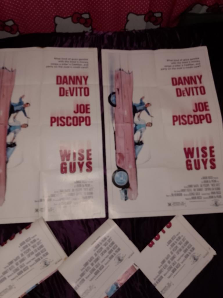 5x Originele Wise Guys (1986) Posters - NSS 860023 - Brian D, Deurposter of groter, Ophalen of Verzenden, Film en Tv, Rechthoekig Staand
