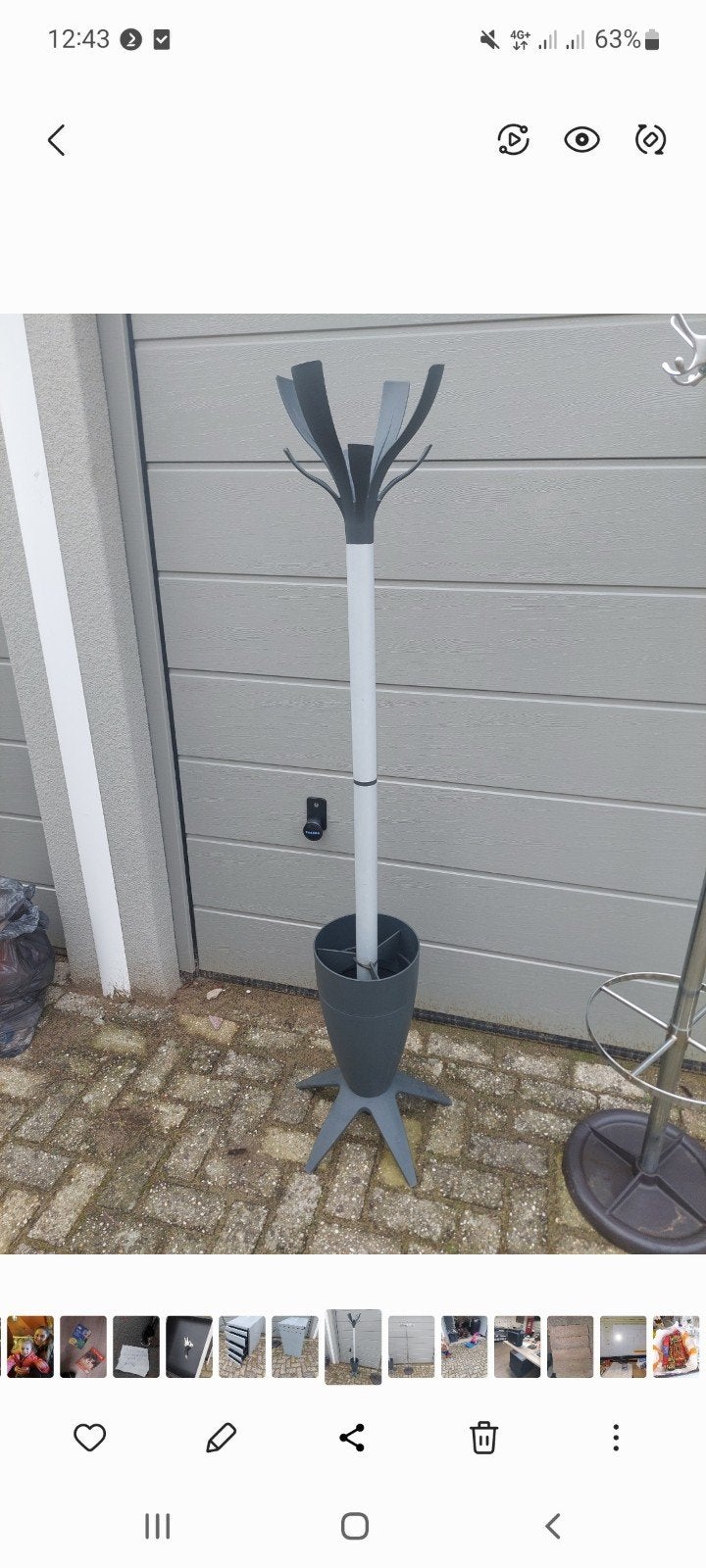 Kapstok te koop, Zo goed als nieuw, Minder dan 100 cm, Hout, Ophalen