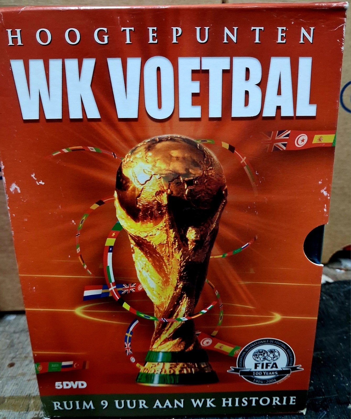WK Voetbal Hoogtepunten: Men & Moments (5 DVD Boxset), Alle leeftijden, Nederlands, Voetbal, Ophalen of Verzenden