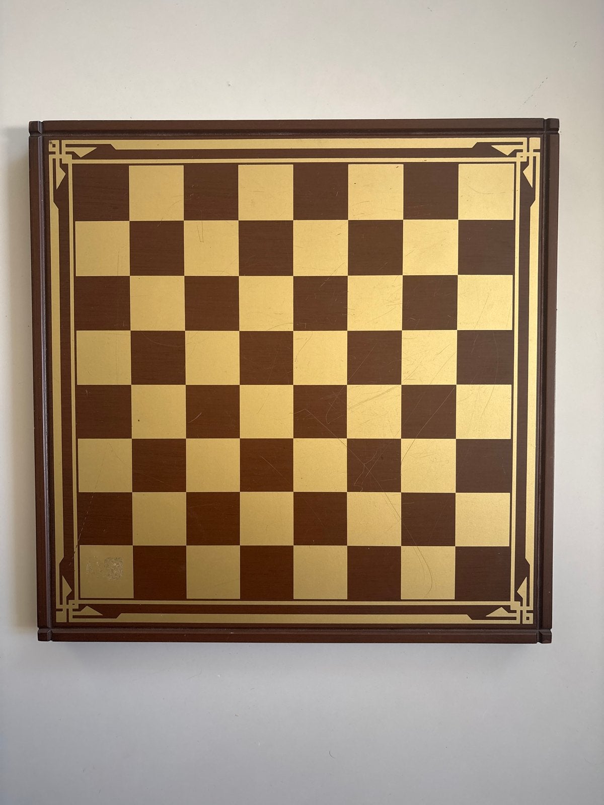 Schaakbord Hout - Klassiek Design, Een of twee spelers, Ophalen of Verzenden, Gebruikt