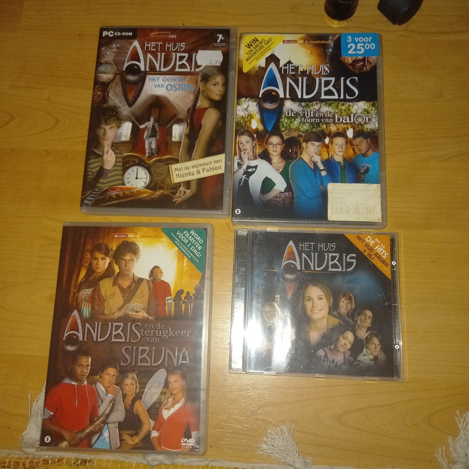 huis anubis dvds en cd en spel, Cd's en Dvd's, Alle leeftijden, Ophalen of Verzenden, Zo goed als nieuw, Komedie