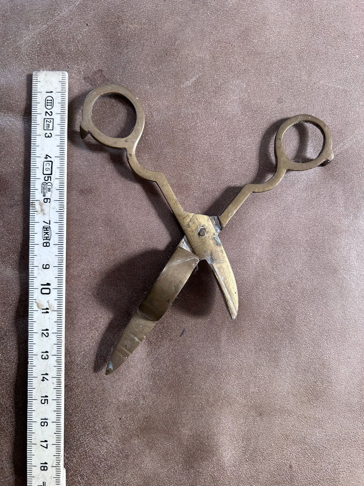 Antieke Messing Kaarsensnuiter / Lontknipper, Antiek en Kunst, Ophalen of Verzenden