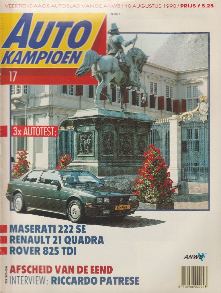 Maserati 222 SE test in Autokampioen 1990, Boeken, Gelezen, Ophalen of Verzenden, Autokampioen, Overige merken