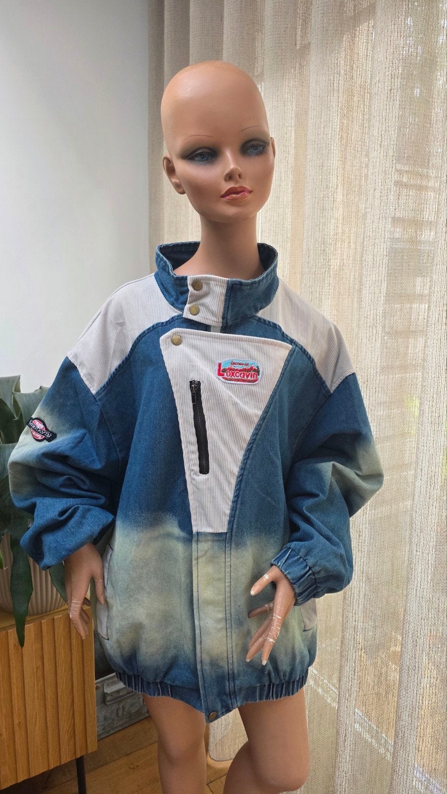 vintage jas Loxcavin maat M / bomberjack, Ophalen, Gedragen, Loxcavin