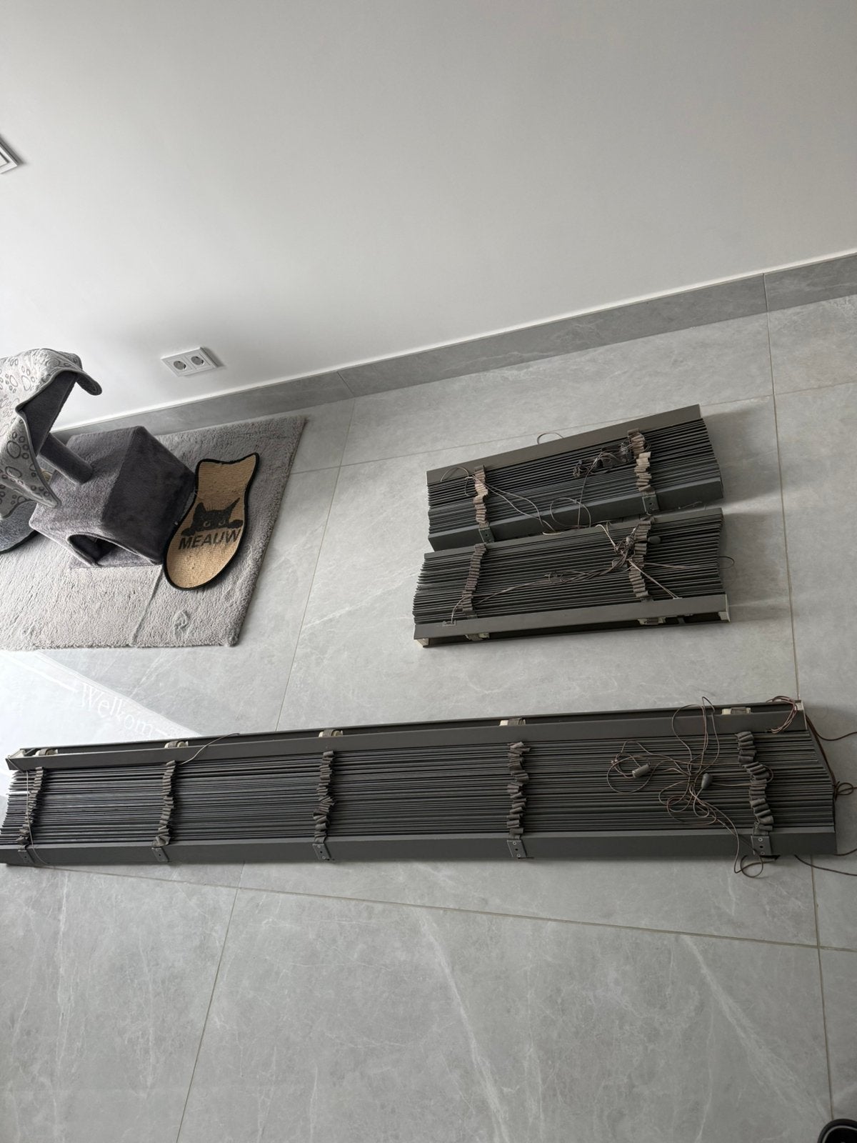 3 stuks hout jaloezie gordijnen, Huis en Inrichting, Ophalen, Zo goed als nieuw