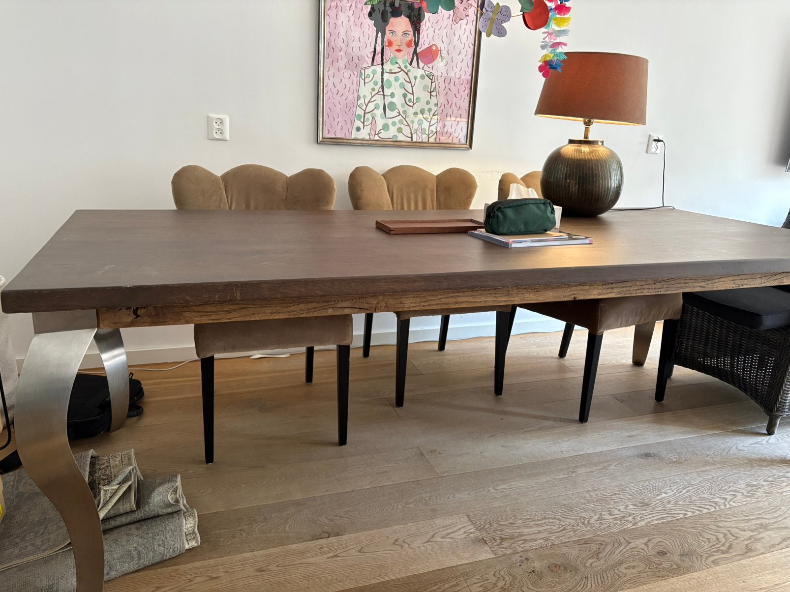 Set Eettafel en Salontafel van Rofra home, Huis en Inrichting, Tafels | Eettafels, Ophalen, Gebruikt, 100 tot 150 cm, 200 cm of meer