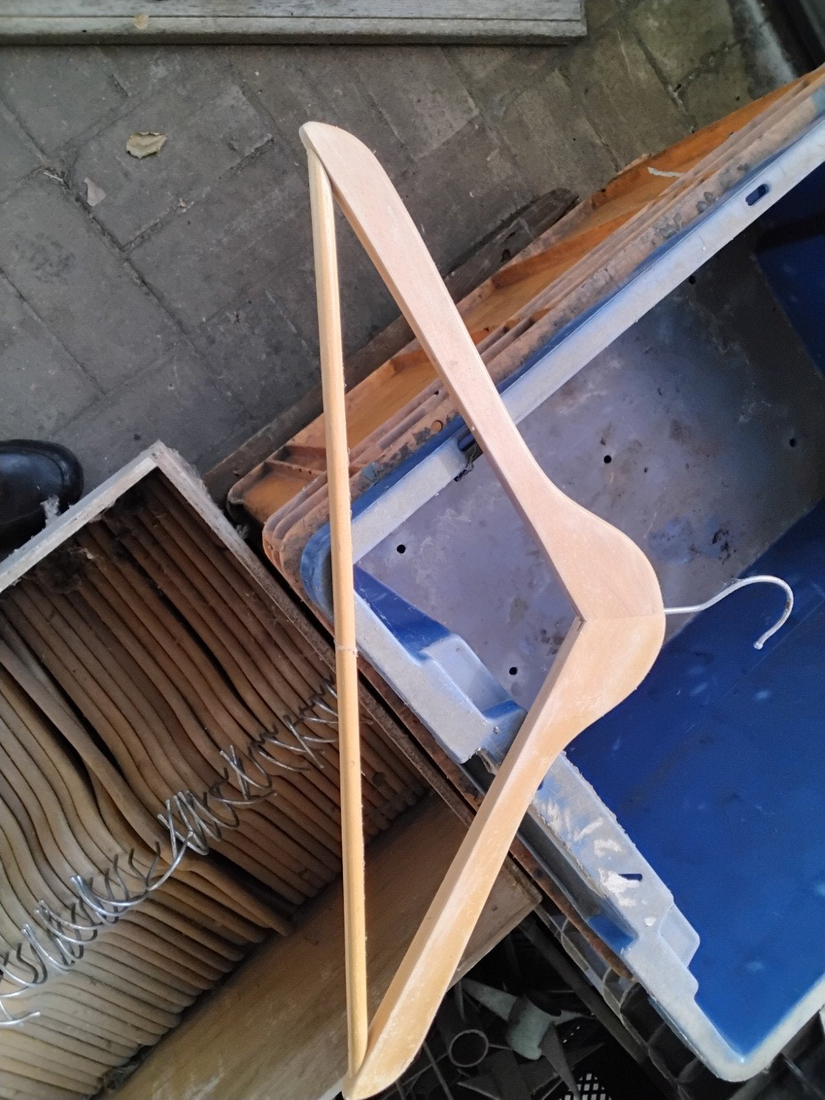 houten kleren hangers, Kleding | Dames, Kledinghangers, Ophalen of Verzenden, Zo goed als nieuw, Hout