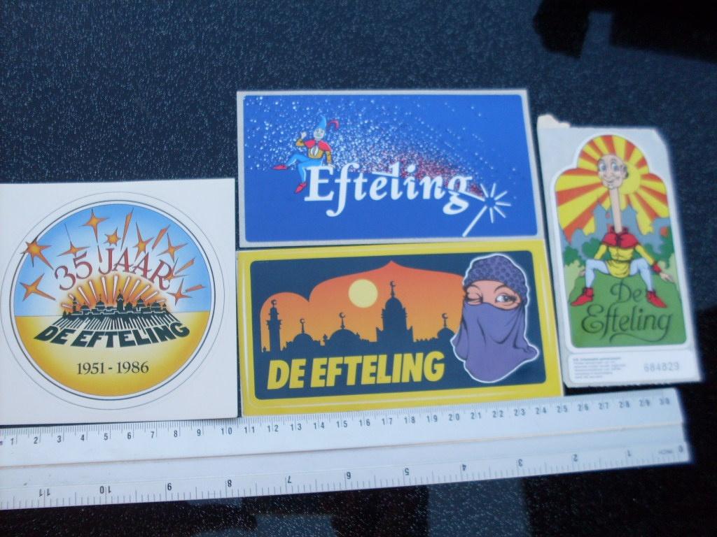 3x sticker de efteling logo, Verzamelen, Verzenden, Zo goed als nieuw, Bedrijf of Vereniging