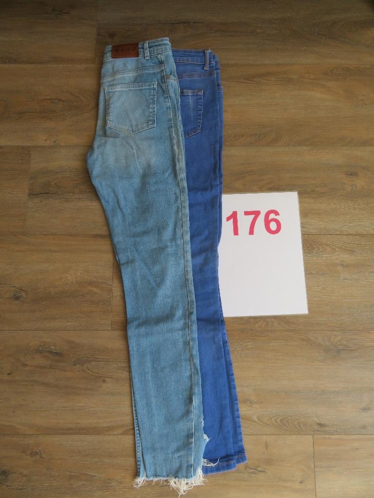 2 Spijkerbroeken in maat 176, Ophalen, Zo goed als nieuw, Meisje, Broek