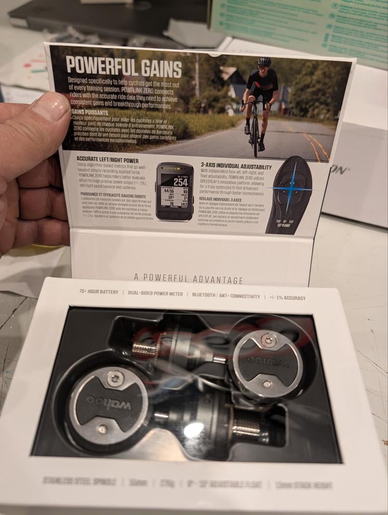 Wahoo POWRLINK ZERO Dual-Sided Power Pedalen, Fietsen en Brommers, Fietsonderdelen, Wahoo, Overige materialen, Nieuw, Racefiets