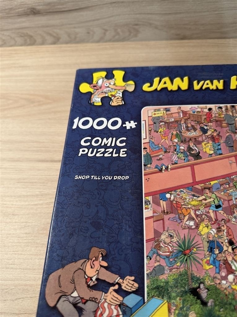 Jan van Haasteren - shop till you drop - 1000 stuks - s6299, Verzenden, 500 t/m 1500 stukjes, Zo goed als nieuw
