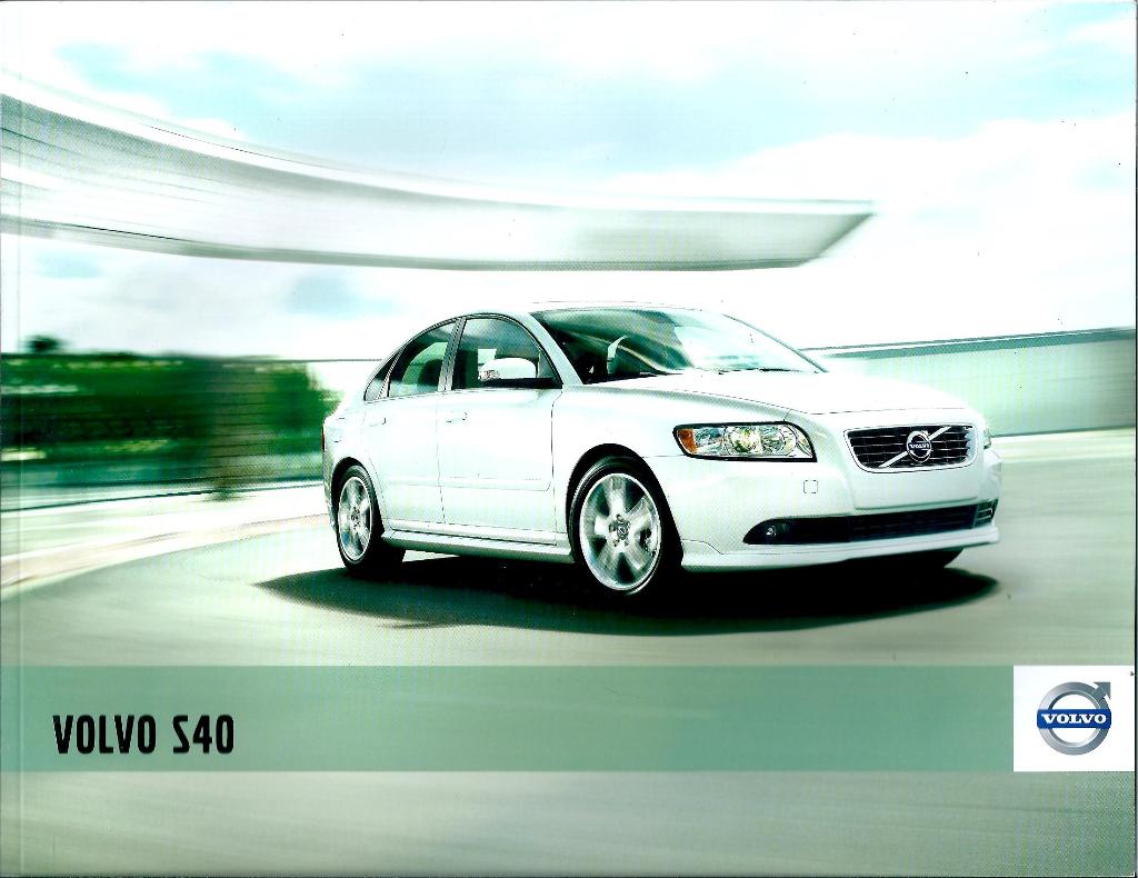 Brochure Volvo S40 2010, Boeken, Auto's | Folders en Tijdschriften, Ophalen of Verzenden, Gelezen, Volvo