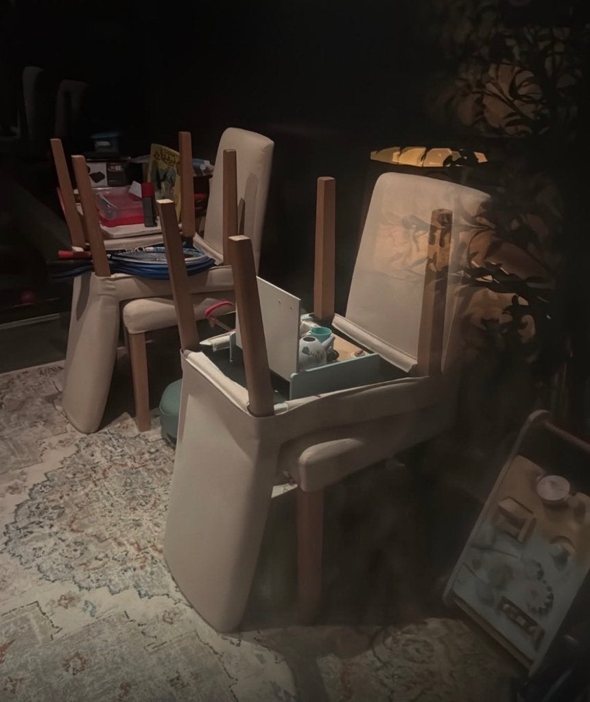 Ikea dinning chair, Wit, Ophalen of Verzenden, Zo goed als nieuw, Vier