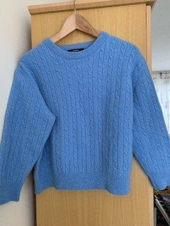 Damestrui wollentrui 100% wol kabeltrui Bonita maat L blauw, Kleding | Dames, Blauw, Maat 42/44 (L), Bonita, Ophalen of Verzenden
