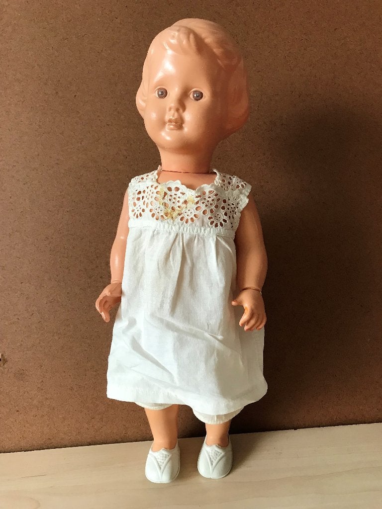Oude "Wildebras" ? Pop 41 cm 1950s, Ophalen of Verzenden, Gebruikt, Pop