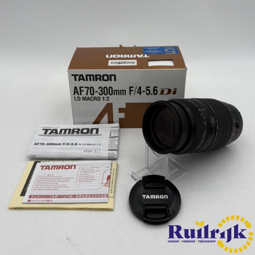 Tamron AF 70-300mm F/4-5.6 Di LD Macro 1:2 Lens - Nieuwstaat, Audio, Tv en Foto, Fotografie | Lenzen en Objectieven, Tamron, Zo goed als nieuw