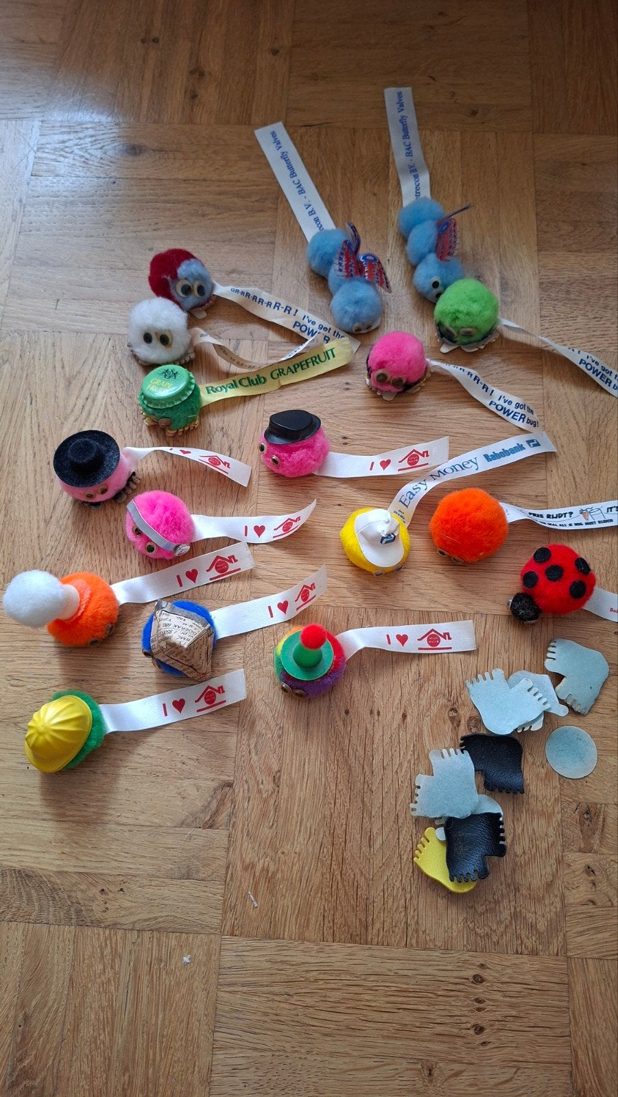 17 Vintage Wuppies voor de verzamelaar, Verzamelen, Ophalen of Verzenden