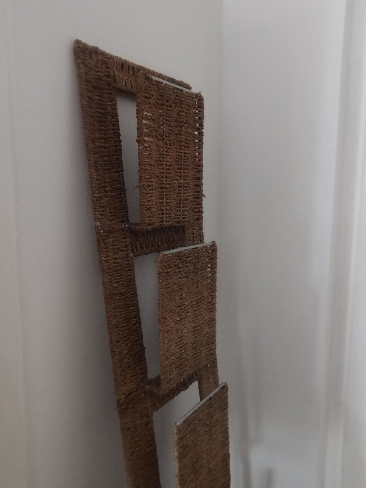 Vintage IKEA Rattan Rek Wandrek - Tijdschriftenhouder, Ophalen of Verzenden