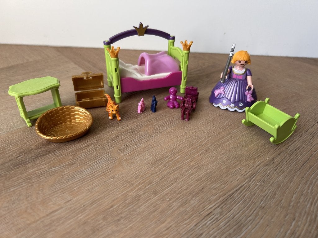 Playmobil prinsessenkamer, edele dames en graaf & gravin, Ophalen, Zo goed als nieuw, Princess, Complete set