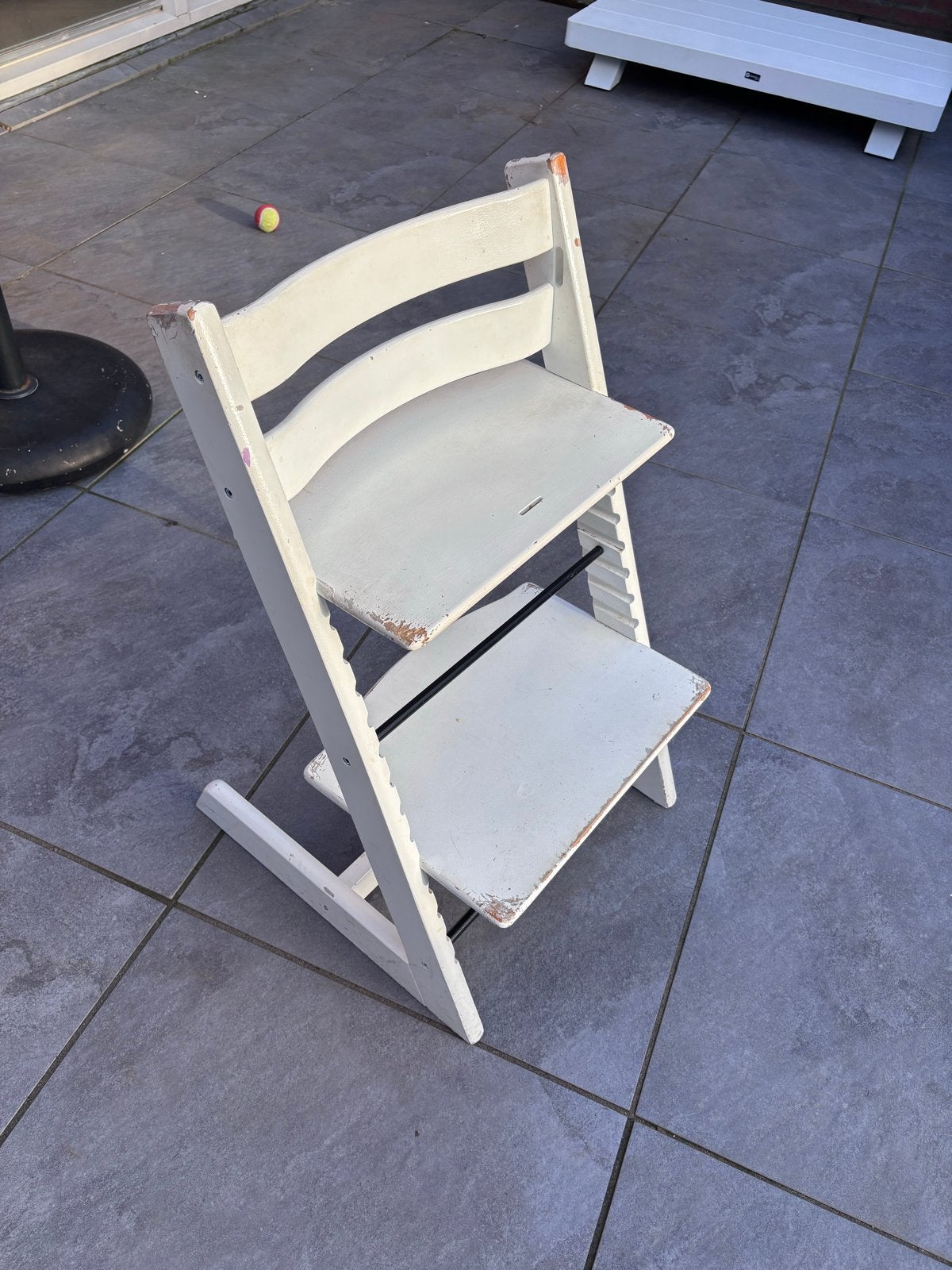 Stokke Tripp Trapp meegroeistoel - Wit (gebruikt), Ophalen, Gebruikt, Meegroeistoel