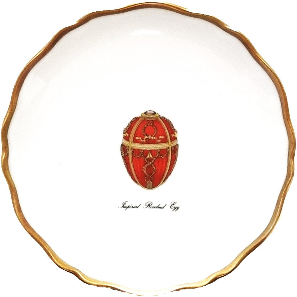 Faberge bordje in Limoges porselein., Ophalen of Verzenden, Zo goed als nieuw, Porselein, Bord of Schaal