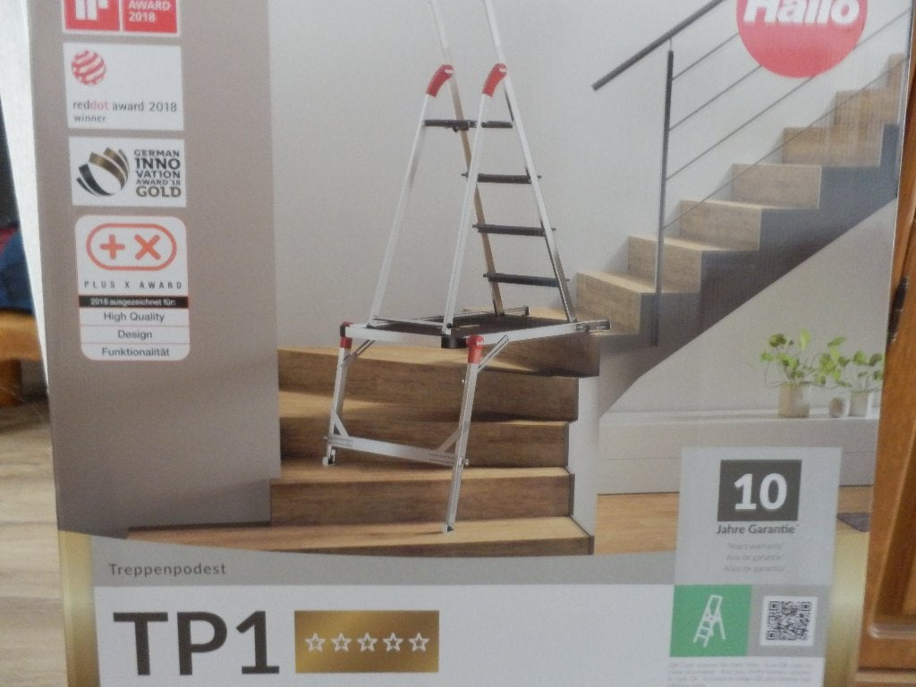 trap plateau- trapplatform, Doe-het-zelf en Verbouw, Ladders en Trappen, Ophalen, Nieuw, Opvouwbaar of Inschuifbaar, Minder dan 2 meter