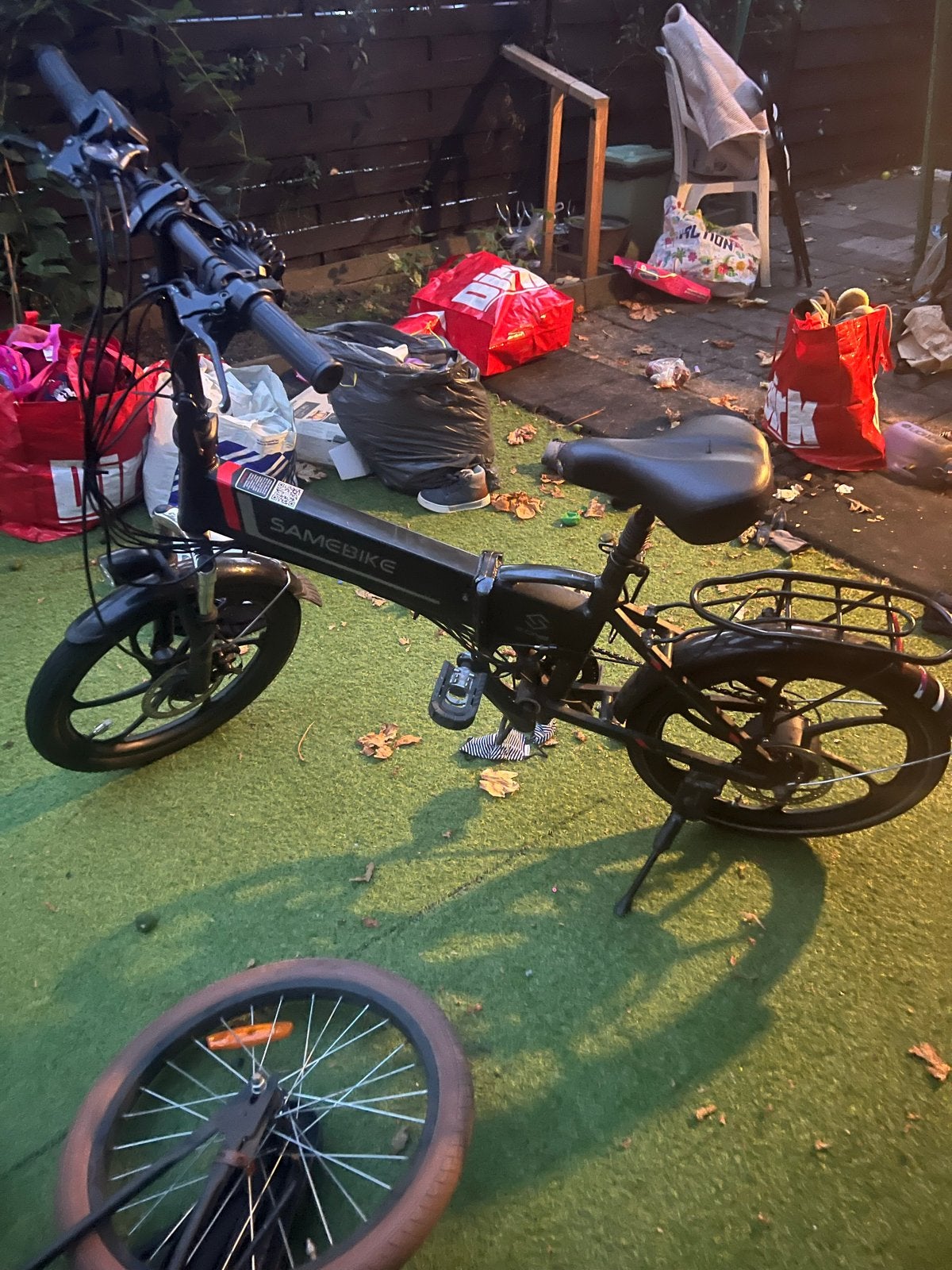 SAMEBIKE E-Bike, Gebruikt, Minder dan 47 cm, 30 tot 50 km per accu, Ophalen
