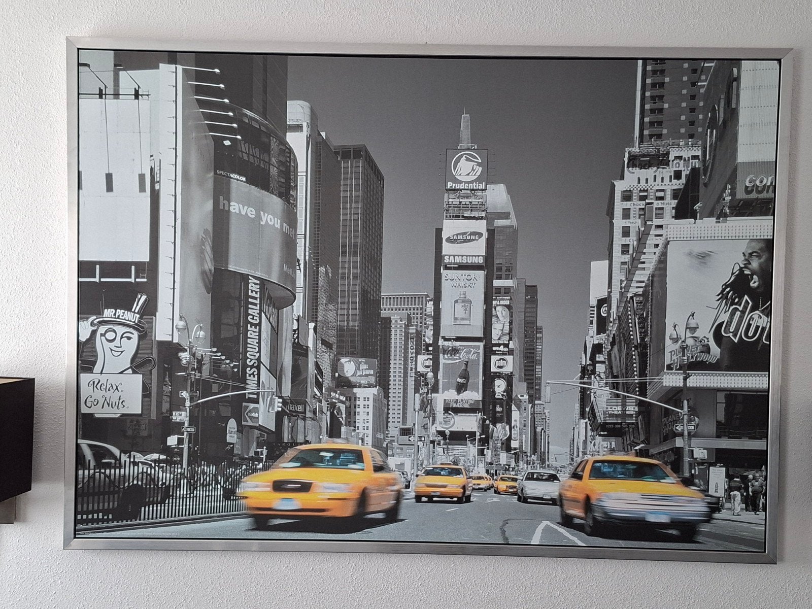 Afbeelding foto poster New York 140x100cm, Ophalen, Zo goed als nieuw, 125 cm of meer, Foto of Poster