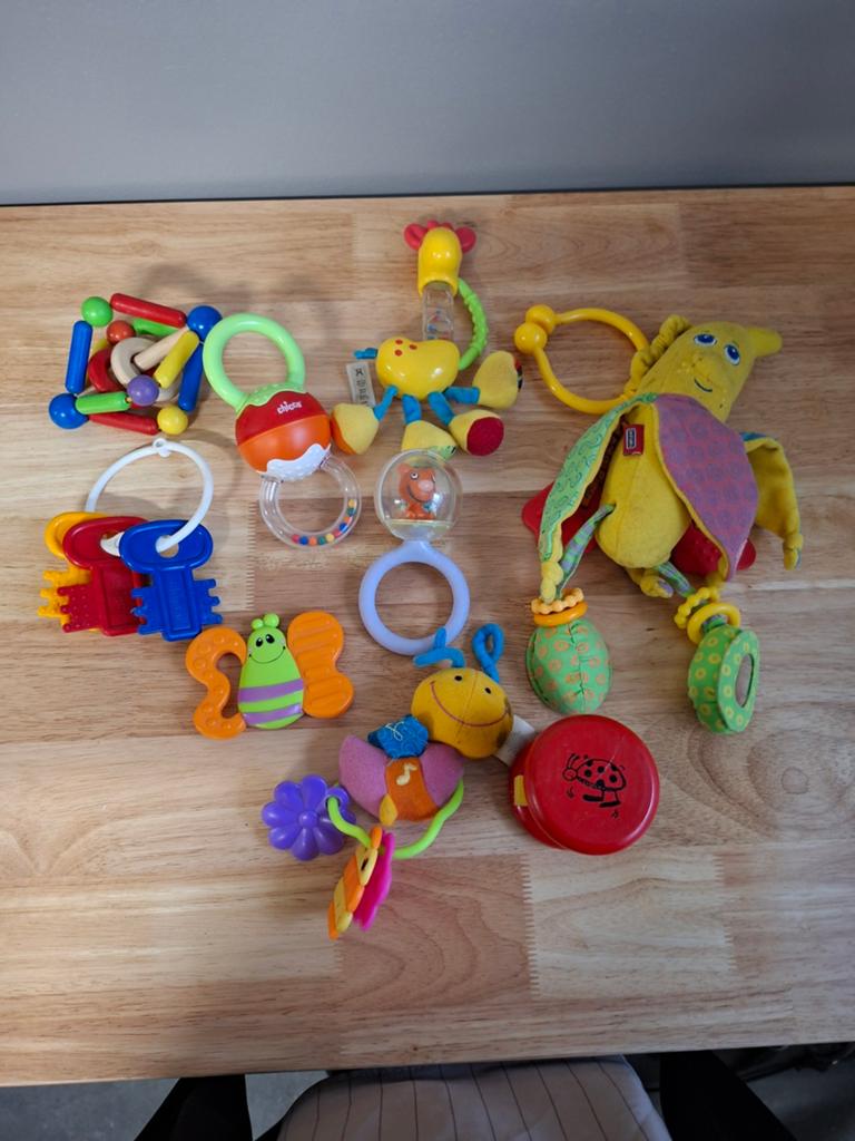 Diverse baby speeltjes en rammelaars, Ophalen, Gebruikt, Overige typen