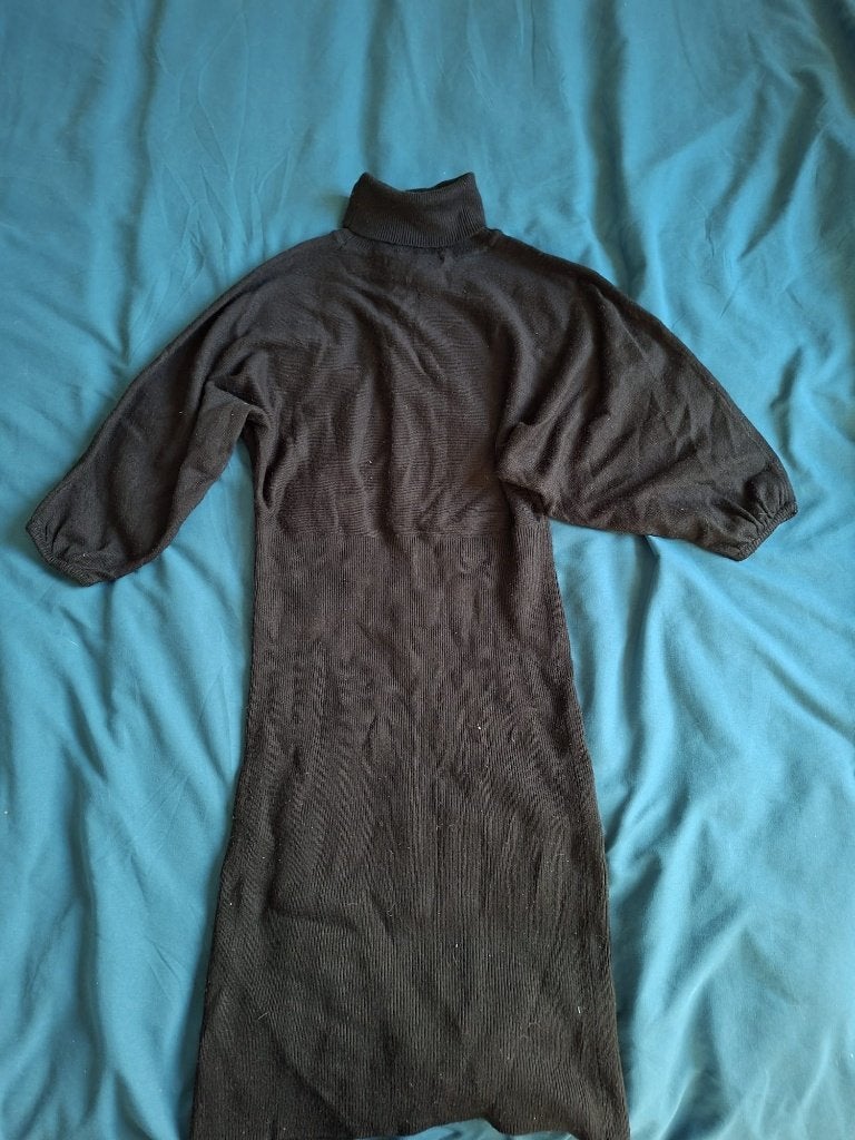 Leuke zwarte jurk maat M !!, Maat 38/40 (M), Zwart, Ophalen of Verzenden, Gedragen