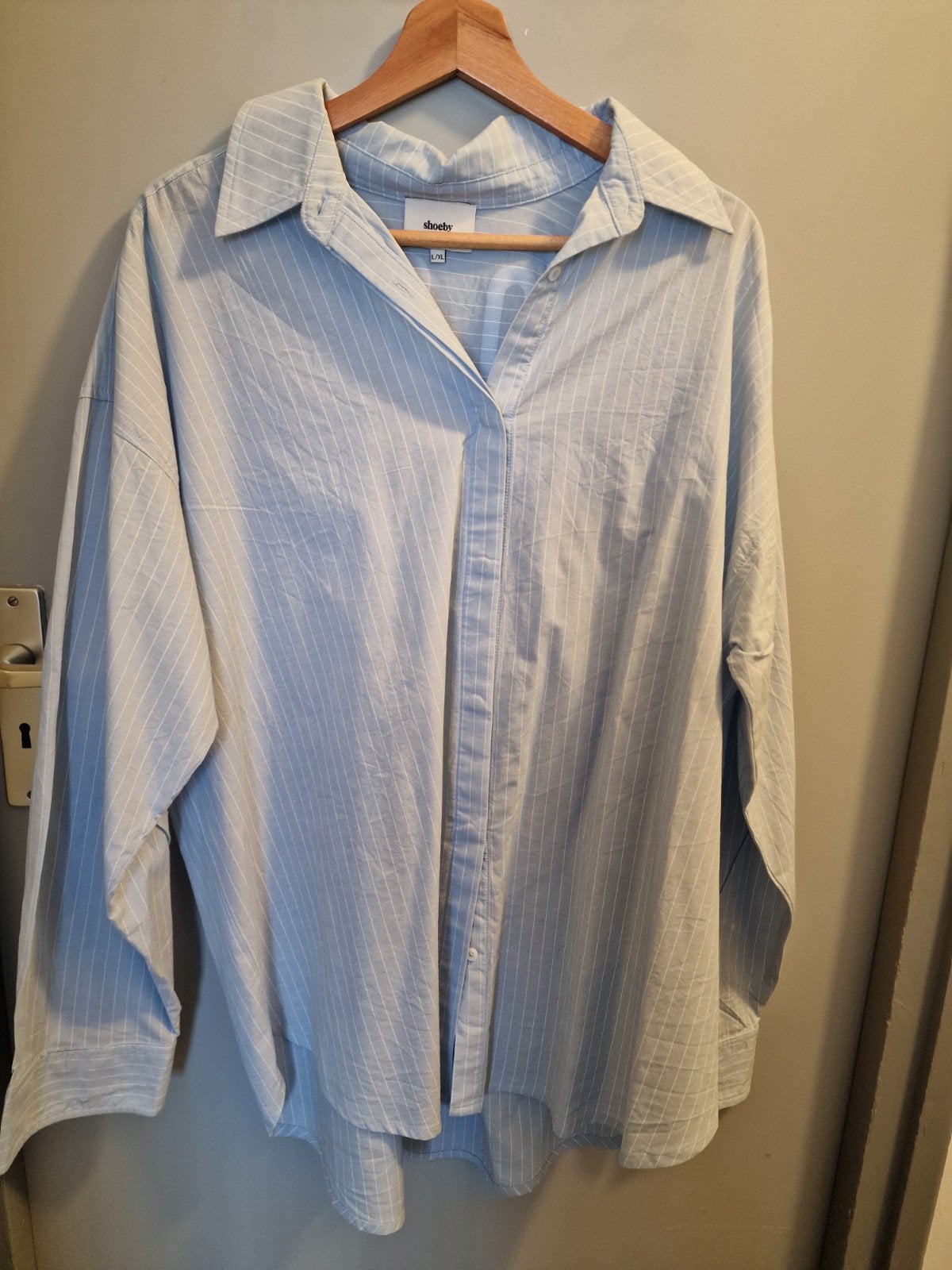 Shoeby blouse Maat: L/XL., Kleding | Dames, Blauw, Maat 46/48 (XL) of groter, Ophalen of Verzenden, Zo goed als nieuw