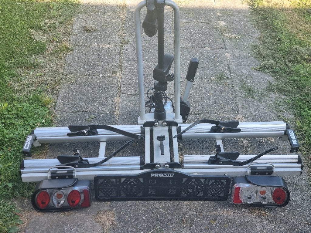 Fietsendrager ProUser Diamant Voor 2 E-bike's Kantelbaar, Ophalen, Gebruikt, Elektrische fiets, 2 fietsen
