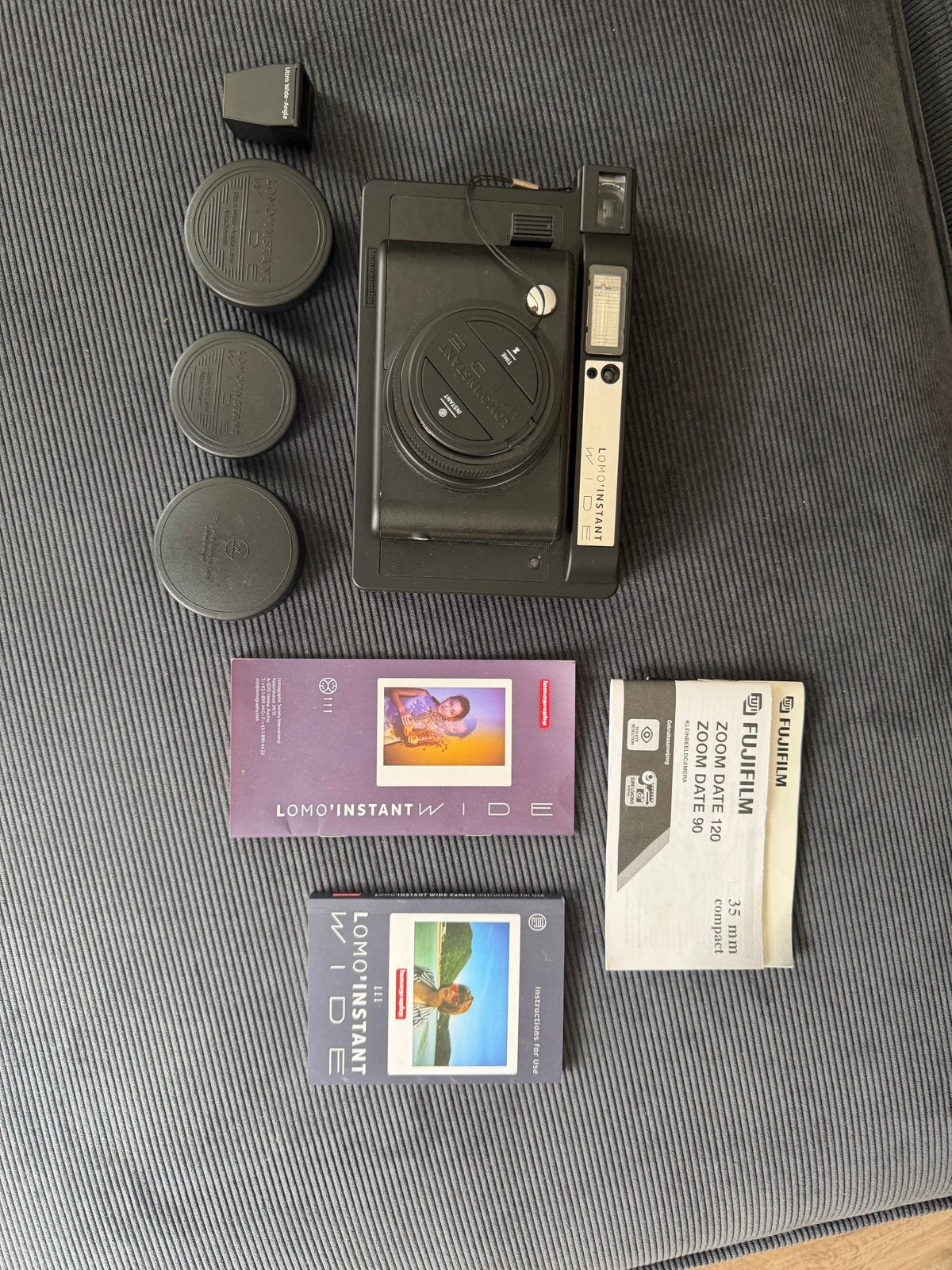 Lomo'Instant Wide camera met accessoires, Ophalen, Zo goed als nieuw, Polaroid, Overige Merken
