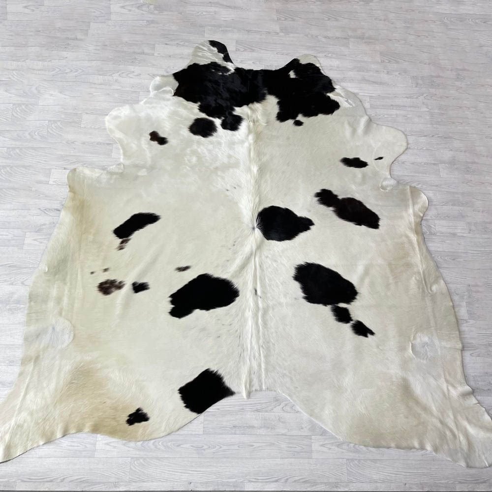 Koeienhuid zwart bruin creme 250x250cm | Lederstore, Landelijk, modern, Scandinavisch, industrieel, Zwart, 200 cm of meer, Overige vormen
