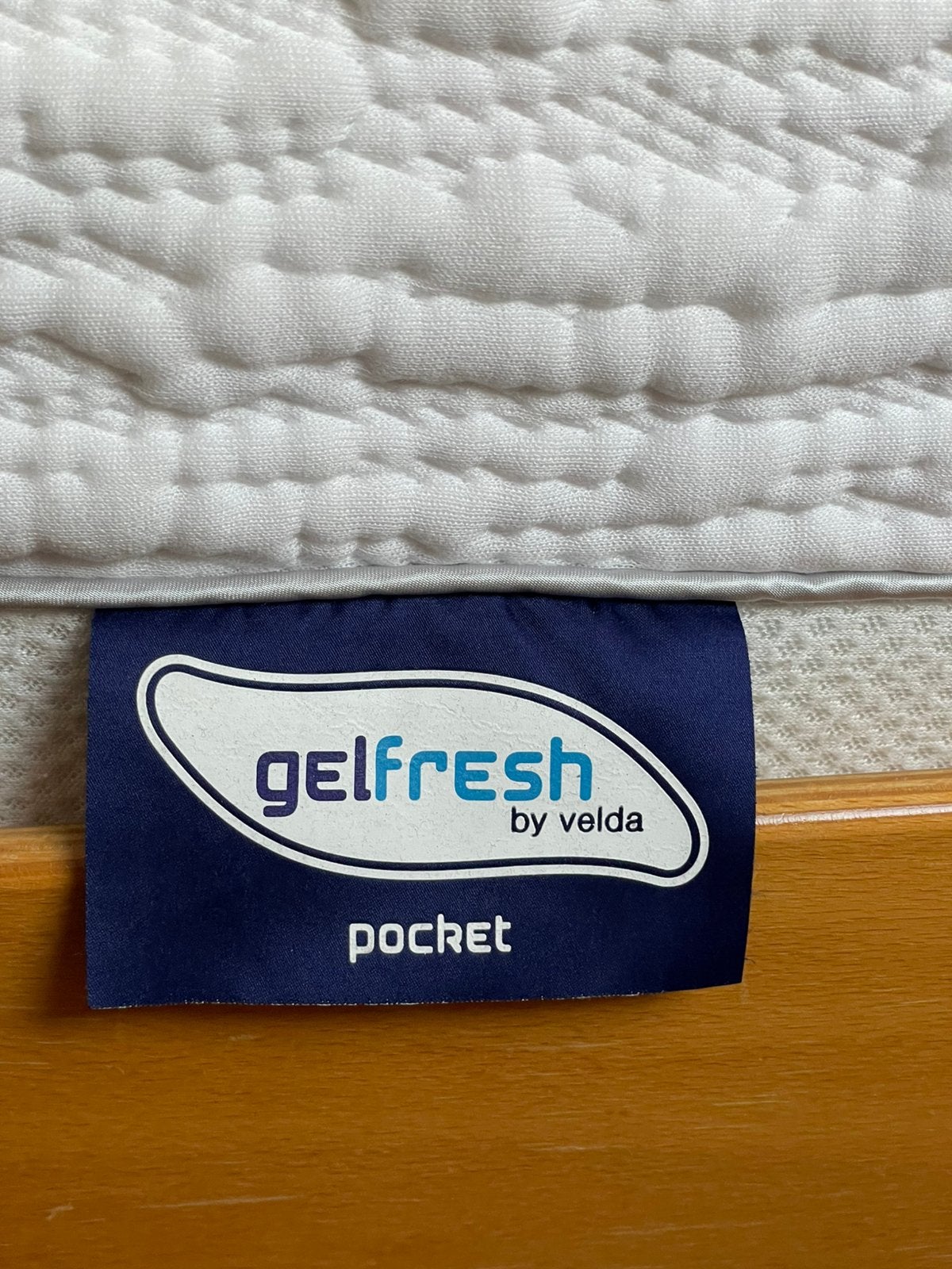 Gelfresh by velda pocket matras 180200, Ophalen, Tweepersoons, Zo goed als nieuw, Matras