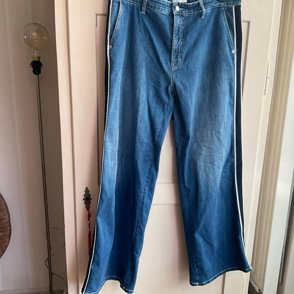 Cambio spijkerbroek met wijde pijp - maat 46, Ophalen of Verzenden, Zo goed als nieuw, Blauw, Overige jeansmaten
