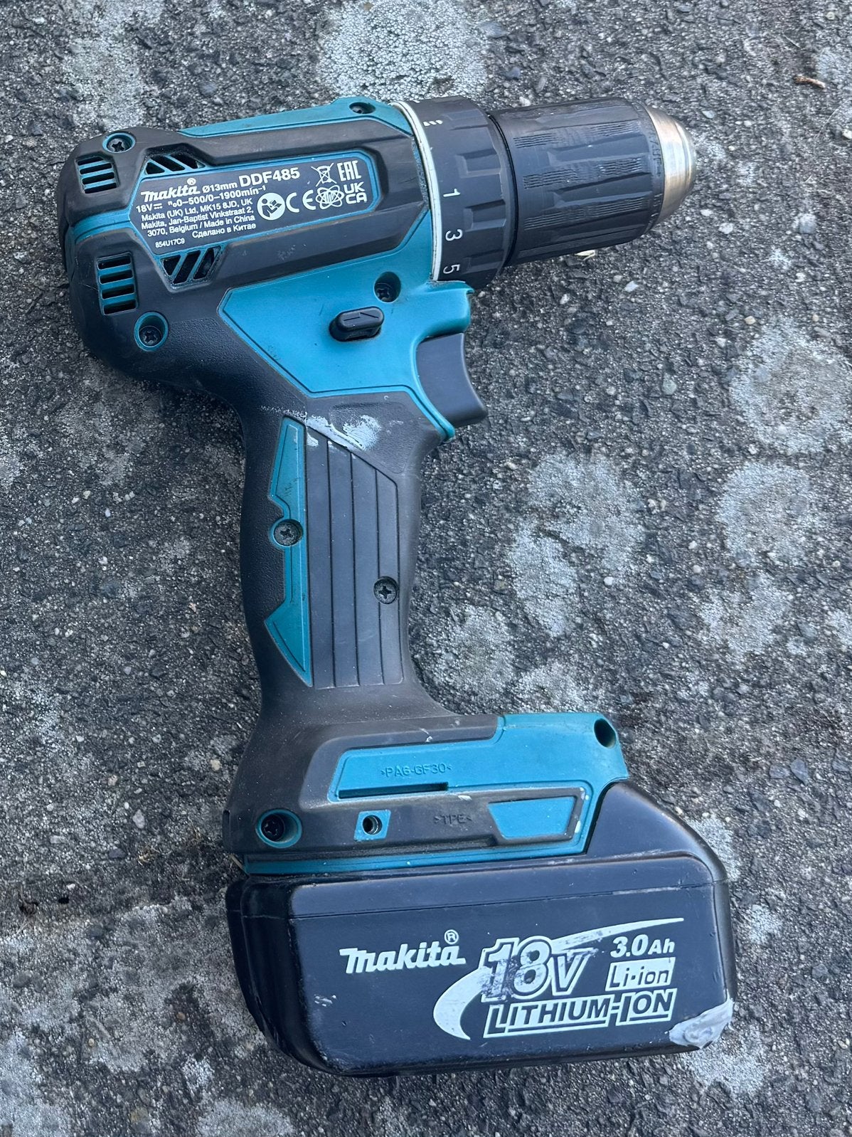 Makita schroeftol (incl. accu), Ophalen of Verzenden, Zo goed als nieuw, Boor- en Schroefmachine