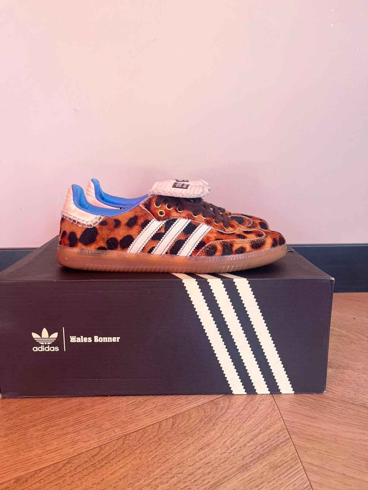 Adidas Wales Bonner Samba Pony Leo Maat 38 (valt als 37), Ophalen, Bruin, Adidas, Sneakers of Gympen