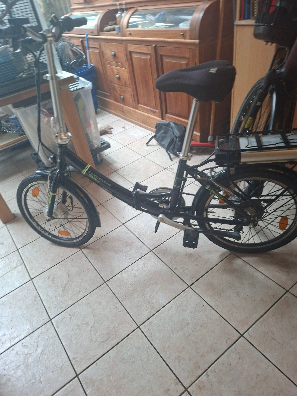Opvouwbare Campingfiets - Ideaal voor Reizen, Fietsen en Brommers, Fietsen | Vouwfietsen, 20 inch of meer, Gebruikt, Velgrem, Versnellingen