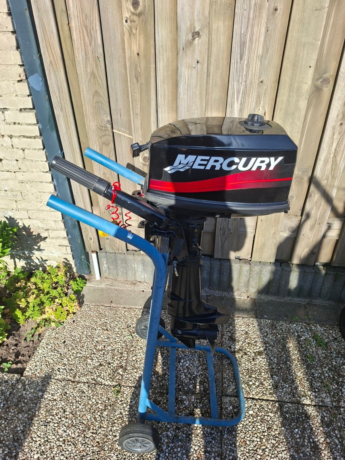 Mercury 4 pk kortstaart, Ophalen, Minder dan 5 pk, Zo goed als nieuw, Buitenboordmotor